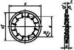 ГОСТ 10462-81 Шайбы стопорные с внутренними зубьями - Изготовление и поставка крепежа "МетПромМаш"