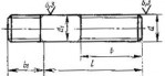 ГОСТ 22034-76 Шпильки с ввинчиваемым концом длиной 1,25d класса точности В - Изготовление и поставка крепежа "МетПромМаш"