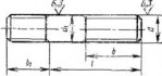 ГОСТ 22036-76 Шпильки с ввинчиваемым концом длиной 1,6d класса точности В - Изготовление и поставка крепежа "МетПромМаш"