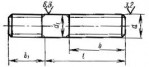ГОСТ 22037-76 Шпильки с ввинчиваемым концом длиной 1,6d класса точности А - Изготовление и поставка крепежа "МетПромМаш"
