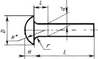 ГОСТ 10299-80 Заклепки с полукруглой головкой классов точности В и С - Изготовление и поставка крепежа "МетПромМаш"