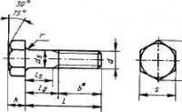 ГОСТ 10602-94 Болты с шестигранной головкой с диаметром резьбы свыше 48 мм класса точности В - Изготовление и поставка крепежа "МетПромМаш"