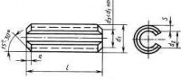 ГОСТ 14229-93 Штифты цилиндрические пружинные с прорезью - Изготовление и поставка крепежа "МетПромМаш"