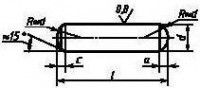ГОСТ 24296-93 Штифты цилиндрические закаленные - Изготовление и поставка крепежа "МетПромМаш"