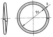 ГОСТ 2833-77 Кольца пружинные для стопорения винтов - Изготовление и поставка крепежа "МетПромМаш"