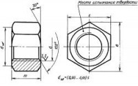 ГОСТ 9064-75 Гайки для фланцевых соединений с температурой среды от 0 до 650 С - Изготовление и поставка крепежа "МетПромМаш"