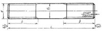 ГОСТ 9066-75 Шпильки для фланцевых соединений - Изготовление и поставка крепежа "МетПромМаш"